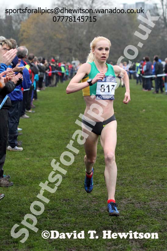 Senior women's European Cross Country Trials, Sefton Park, Liverpool. Photo: David T. Hewitson/Sports for All Pics